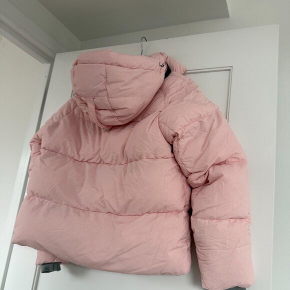 NWT Canada Goose Junction Parka Hooded Puffer Jacket Pink Lemonade Down Filled - Picture 11 of 12